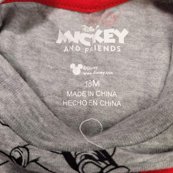 Disney and Friends Boy's 3 Piece Short and T-Shirt Set (Mickey Mouse 18 Months) - Picture 6 of 15